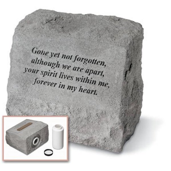 Kay Berry Inc Kay Berry- Inc. 93420 Gone Yet Not Forgotten - Headstone-Urn Memorial - 9.5 Inches x 5 Inches x 8 Inches 93420